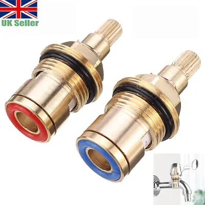 2XReplacement Tap Cartridge Valve 1/2 Ceramic Disc Gland Quarter Turn 20Teeth • £4.99