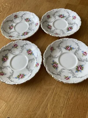 £5 • Buy Royal Albert “ Tranquility” 4 Coffee Saucers