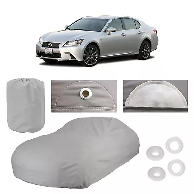 Fits Lexus GS350 4 Layer Car Cover Fit Outdoor Water Proof Rain Snow Sun New Gen • $50.95