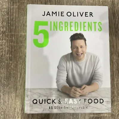 $23.95 • Buy Jamie Oliver 5 Ingredients Quick & Easy Food Hardcover Book Like New Free Post