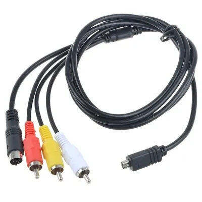 PwrON AV TV-Out Audio Video Cable For Sony Camcorder HandyCam CAMCORDER VMC-15FS • $5.85