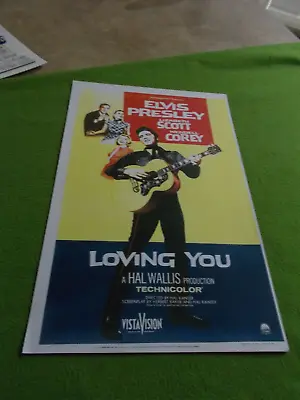 ELVIS Loving You MOVIE Poster NEW 11X17 • $6.95