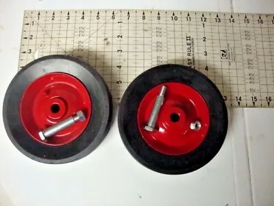 Wheel Horse Lawn Mower Deck Wheels Nos 110506 With Bolt Vintage Toro Wheel Horse • $48.99