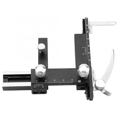 Microscope Mechanical Attachable Stage X-Y Moveable Platform With Scale • £18.60