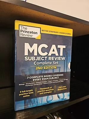 Princeton Review MCAT Subject Review Complete Box Set (2nd Edition) • $40