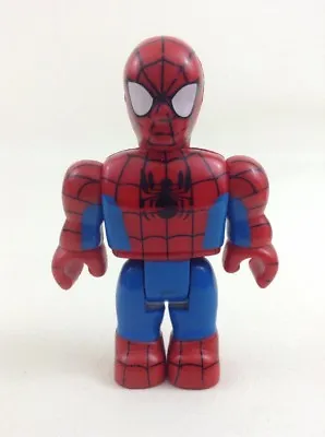 Spider Man Minifigure Mega Bloks Building Toy Marvel 3.5  Action Figure Chunky • $14.95