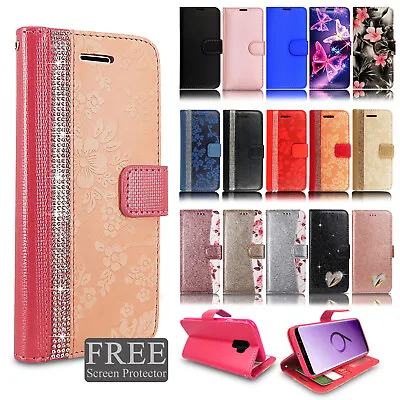 £2.99 • Buy Phone Case For Samsung Galaxy S8 S9 Plus S7 Leather Flip Wallet Covr Card Holder