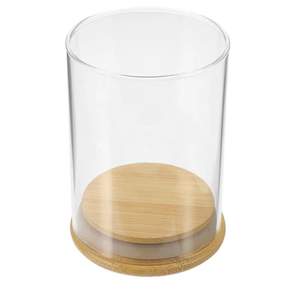 $12.25 • Buy  1 Set Glass Candle Cover Glass Candleholder Tube Shade Open Flame Candle
