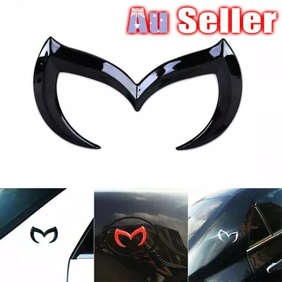 Car 3D Metal Black Bat Batman Front Rear M Emblem Logo Badge Decal For Mazda • $11.68