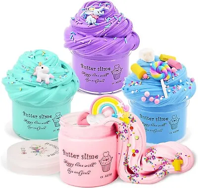 £13.99 • Buy Toys Gifts For 6 7 8 9 10 Year Old Girls, Kids Fluffy Slime Kits Toy For Girl 5