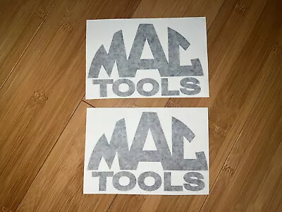 Mac Tools 6” (set 2) Toolbox Decal Sticker Logo Window Mechanic Technician Black • $9.95