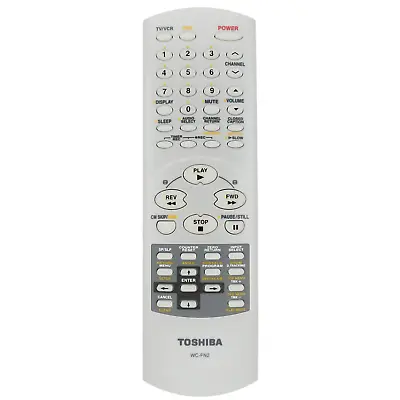 $20.99 • Buy Toshiba WC-FN2 Factory Original TV/VCR/DVD Combo Remote MW20FN1, MW24FN1R
