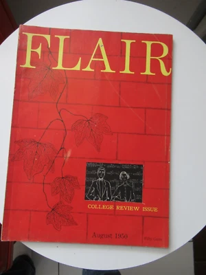 $99.99 • Buy 1950 Vintage Flair Magazine AUGUST VOGUE LIKE FASHION & Design, HARVARD LAMPOON!