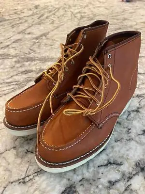 Red Wing For JCrew 6  Classic Moc Toe Boots Brown 8.5 H1395 $310 New • $259