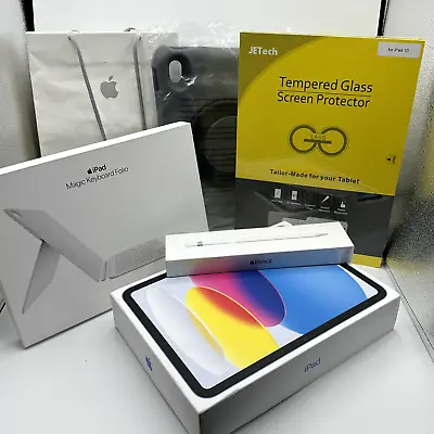 Apple IPad 10th Gen - 256GB Wi-Fi 2022 + Apple Pencil + Magic Keyboard Bundle 🚚 • £829