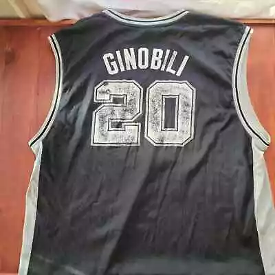 Vintage Retro 2000s Era Manu Ginobili San Antonio Spurs Jersey • $42