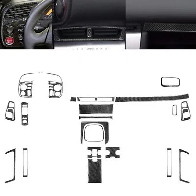 26Pcs For Honda S2000 2004-2009 Carbon Fiber Full Interior Set Kit Cover Trim • $76.56