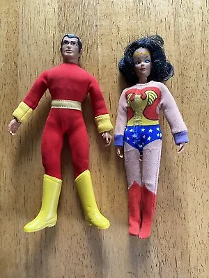 Vintage 1970'S Mego Wonder Woman & Shazam 8” Action Figure Original • $45