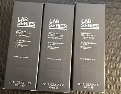 Lab Series Anti-Age Max LS Lotion Youth Renewing + Lifting .68 Fl Oz /20 Ml 3ct • $20.88