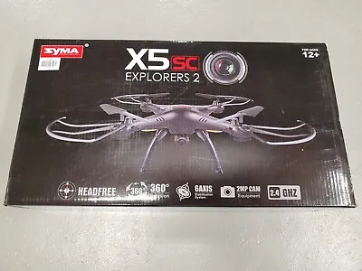 SYMA X5sc Explorers 2 Quadcopter With Camera - New   • $35.99