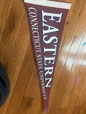 Eastern Connecticut State University College Pennant 24” Long • $2