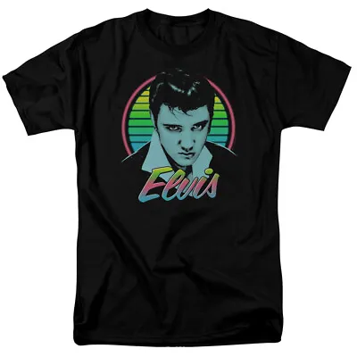 Elvis Presley Neon King T Shirt Licensed Rock N Roll Band Music Merch Black • $17.49