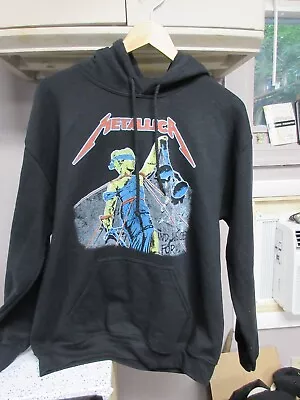 Metallica And Justice For All Unisex Hoodie Size Medium 2021 Soft Black 24 X 18 • $36.99