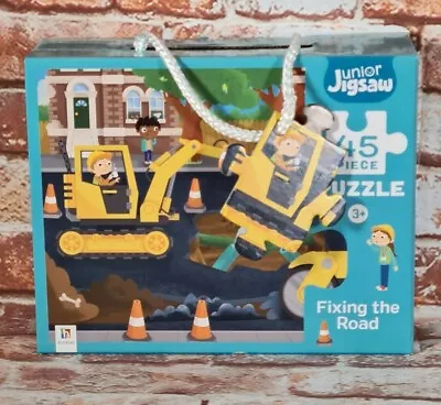 Brand New In Box Kids Junior Jigsaw Puzzle 45 Piece Fixing The Road Ages 3+ • $16.95