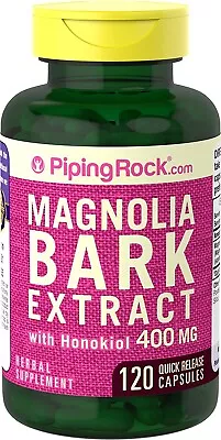 Magnolia Bark Herbal Extract Honokaiol Anxiety Stress Sleep 120 Capsules 400mg • $14.99