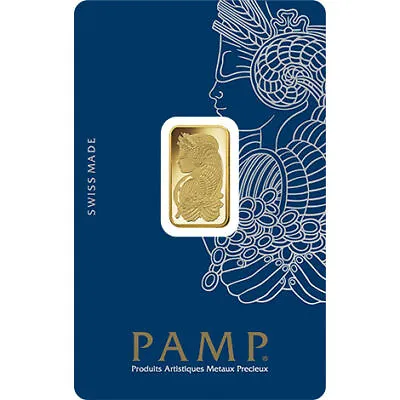 5 Gram PAMP Suisse Fortuna Veriscan Gold Bar (New W/ Assay) • $422.44