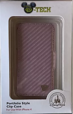 IPhone 4 Case LEATHER Mickey Mouse Disney Park Cruise D-Tech EXTREMELY RARE!! • $4.99