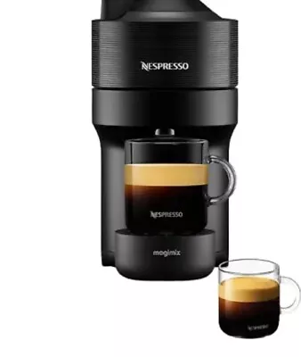 Nespresso Vertuo Pop Pod Coffee Machine By Magimix - Liquorice Black • £31.99