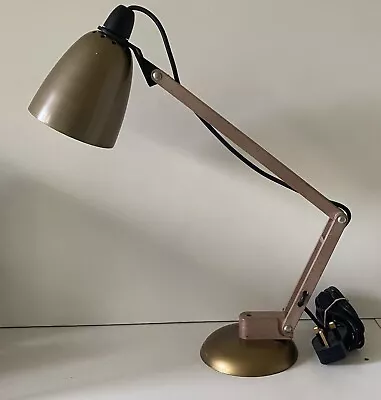 Vintage Maclamp Habitat Conran Mid-Century Desk Lamp – Gold  - Retro! – • £50