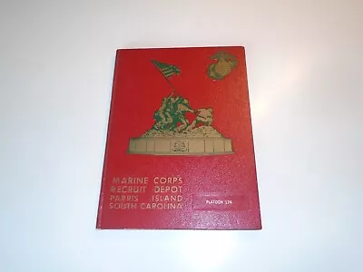 Marine Corps Recruit Depot Parris Island Platoon 124 Yearbook Clean Solid Usa • $39.95