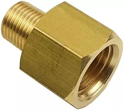 Brass Pipe Fitting Adapter Reducer 1/16 NPT Male X 1/8 NPT Female Npt Pipe Adapt • $17.49