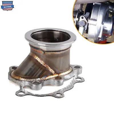 Turbo Down GT25 GT28 T25 T28 5 Bolt Flange To 63mm 2.5  V Band Adapter • $26.99