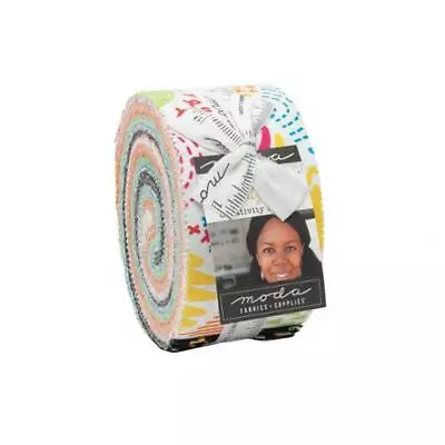 Creativity Glows Jelly Roll 100% Cotton Fabric Quilt Strips By Moda 47530JR • $29.99