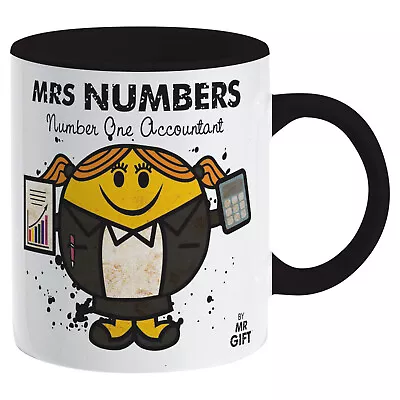 Numbers Mug - Ideal Gift For Number One Accountant Business Office Present Her • £6.95