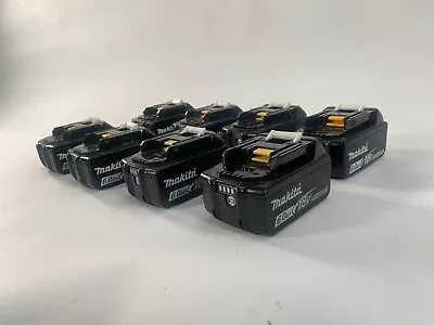Makita BL1860B  Set Of 8 18v Lithium Ion 6.0ah Battery Not Working For Part • $149.99