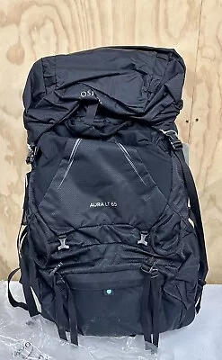Osprey Aura AG LT 65L Women's Backpacking Backpack Black WM/L | New With Tags • $255