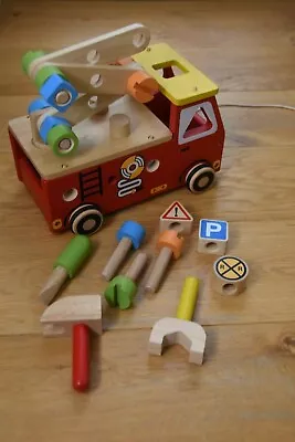 I'm Toy Wooden Fire Truck / Shape Sorter • £25