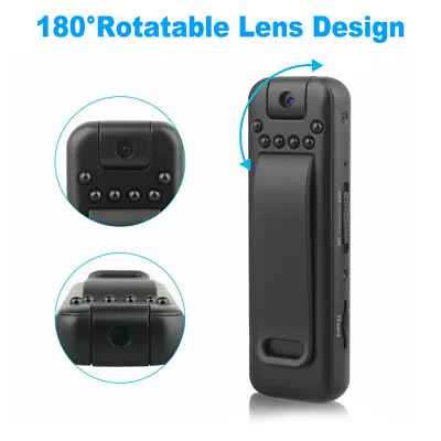 £9.88 • Buy 1080P HD Mini Pocket Pen Camera Hidden Portable Body Video Recorder DVR Cam NEW