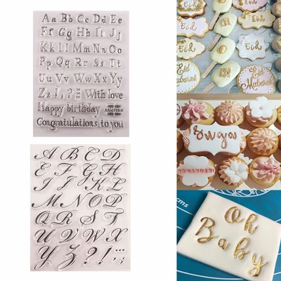 $8.97 • Buy DIY Fondant Cake Alphabet Letter Cookie Biscuit Stamp Embosser Mold Cutter Decor
