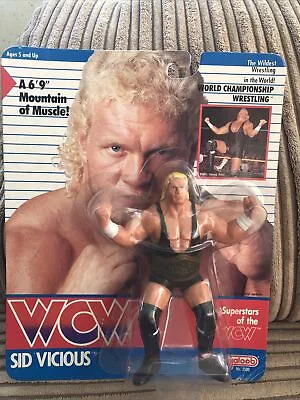 £40 • Buy Galoob Sid Vicious Wrestling Figure On Card 1990  Uk Shipping Only