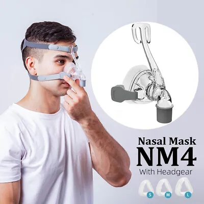 Original CPAP Nasal Mask With Adjustable Headgear For Sleep Apnea Size S M L • $59.99