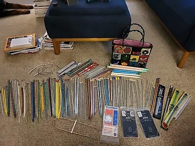 Huge Lot Vintage Knitting Needles Double Point Needles  1972 Columbia Minerva • $19.99