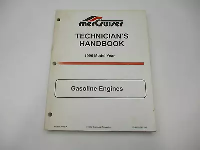 90-806535960 1996 Mercruiser Gasoline Engine Technicians Handbook Manual • $14.50