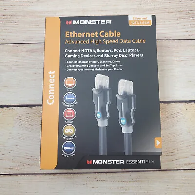 6 PACK Monster Cable High Speed CAT6 + CAT 6 + Ethernet Cable - 12' (3.66m) • $39.88