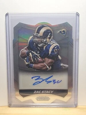 $3.99 • Buy Zac Stacy 2014 Panini Prizm Die-Cut Prizm Auto /150 #A-ZS Rams