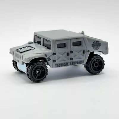 Hot Wheels Humvee Gray -PAKCAGE PULL LOOSE • $1.99